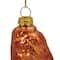 4.5" Glitter Glass Buffalo Chicken Wing Ornament